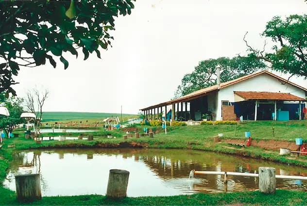 Os tanques originais do Pesqueiro do Pacu